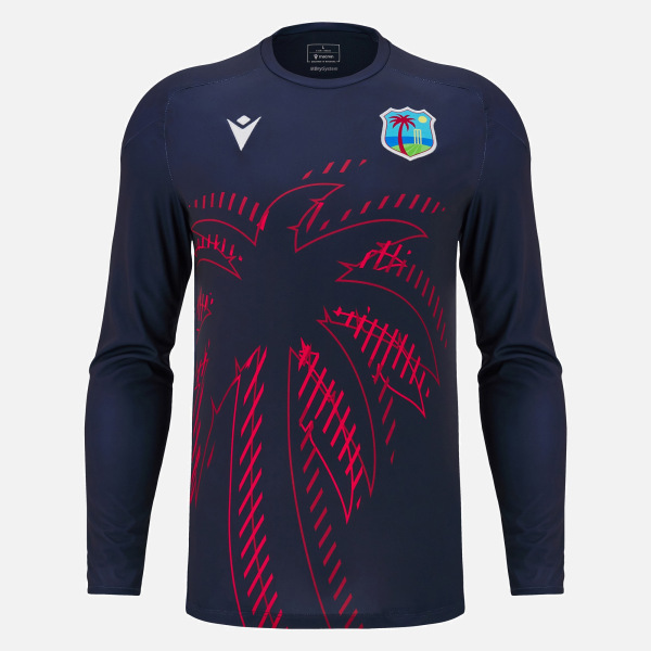 West Indies Cricket 2025/26 Adults' Long Sleeve Training Shirt